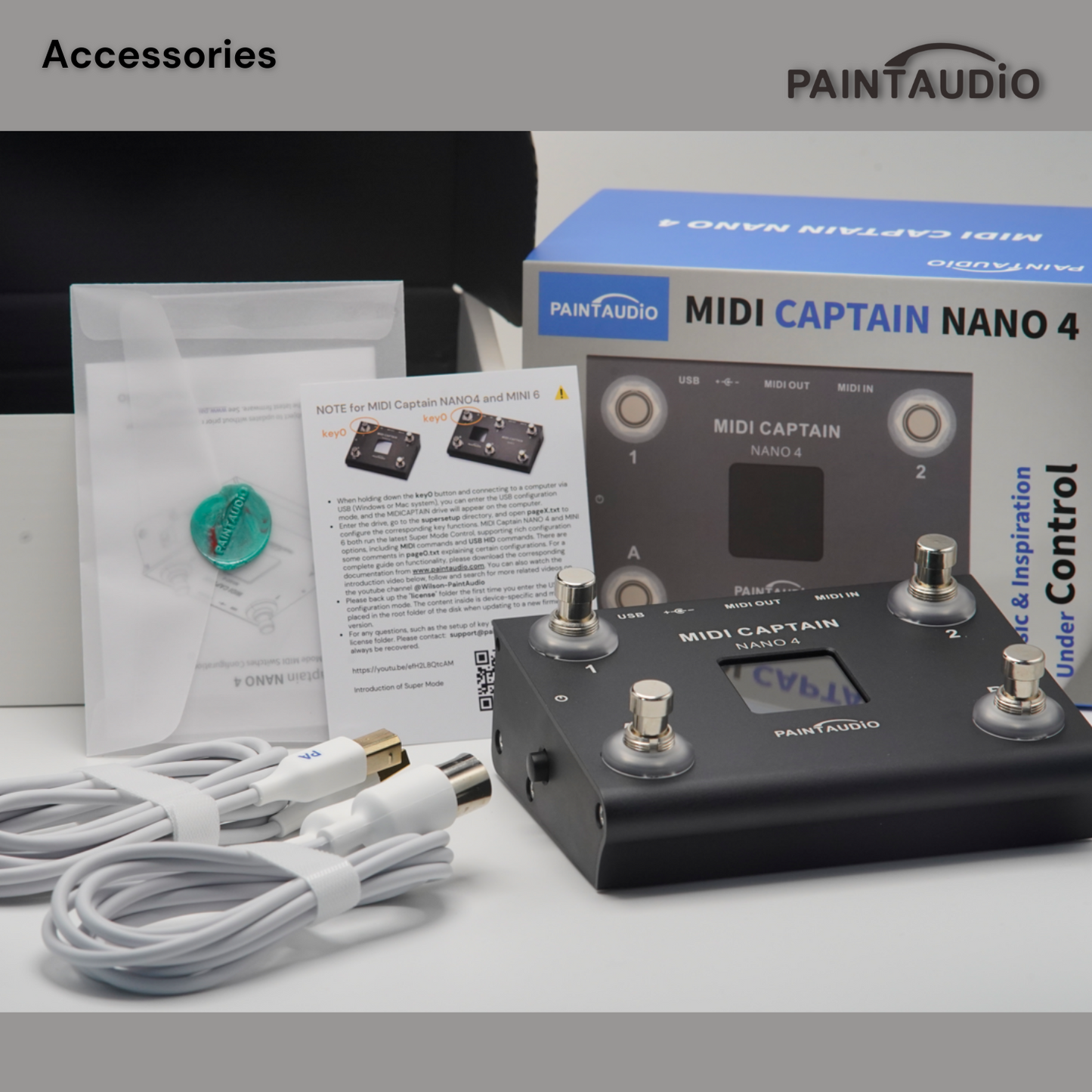 MIDI Captain NANO 4 Controller with HID Multi-state Cycling