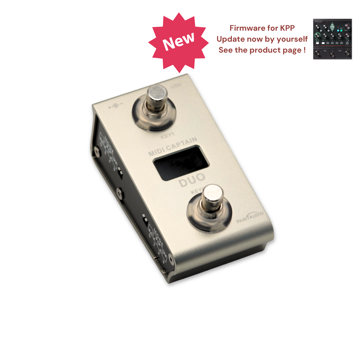 MIDI Captain DUO Controller with HID Multi-state Cycling – PaintAudio MIDI Captain DUO Controller with HID Multi-state Cycling – PaintAudio