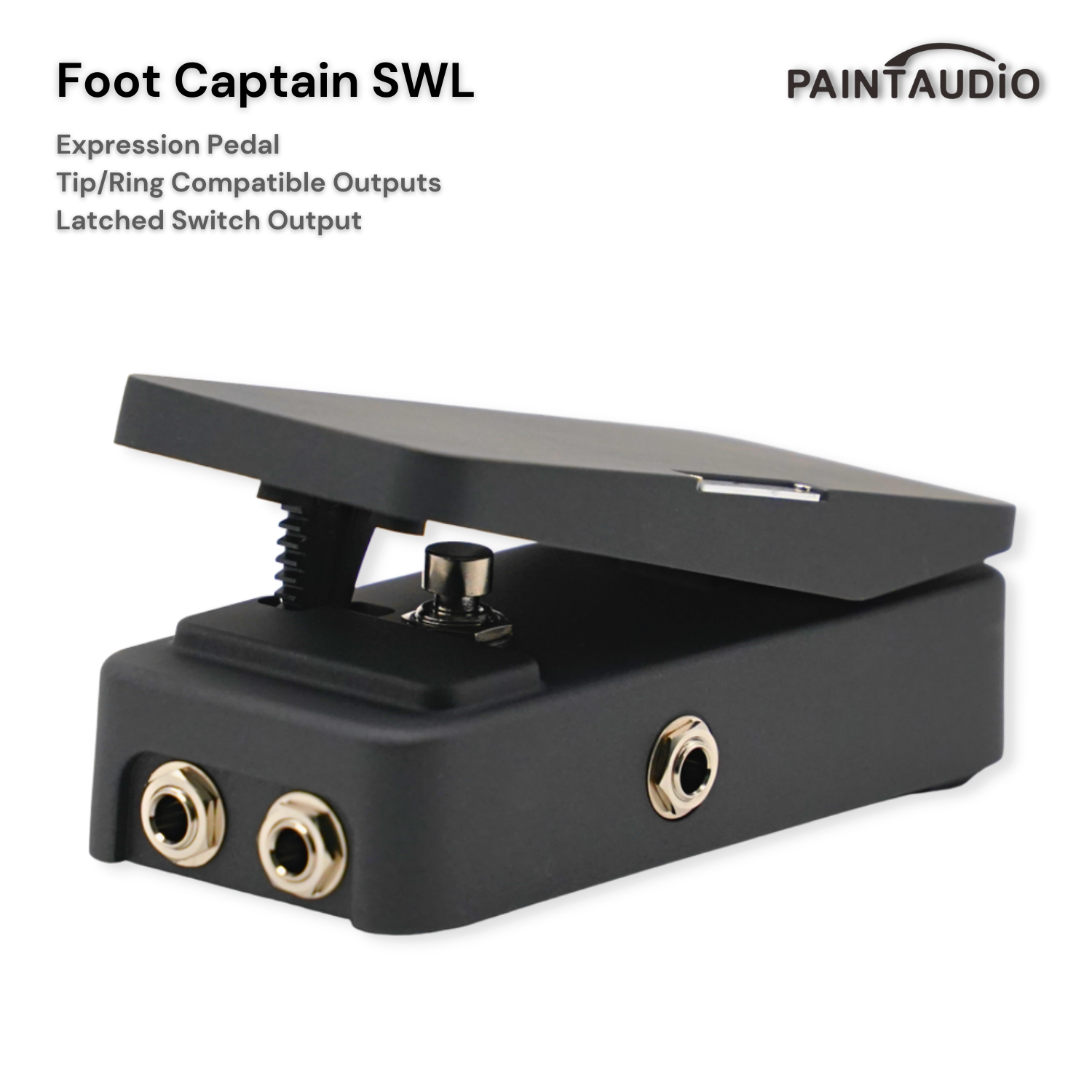 expression pedal with switch Foot Captain SWL Expression Pedal Tip/Ring Dual Outputs and Latched Switch Output