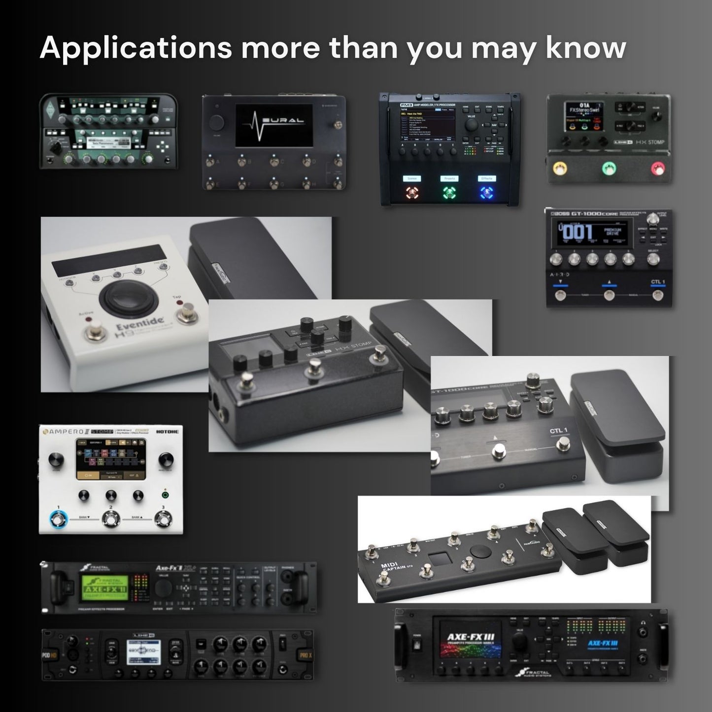 Foot Captain Expression Pedal Tip/Ring Dual Outputs