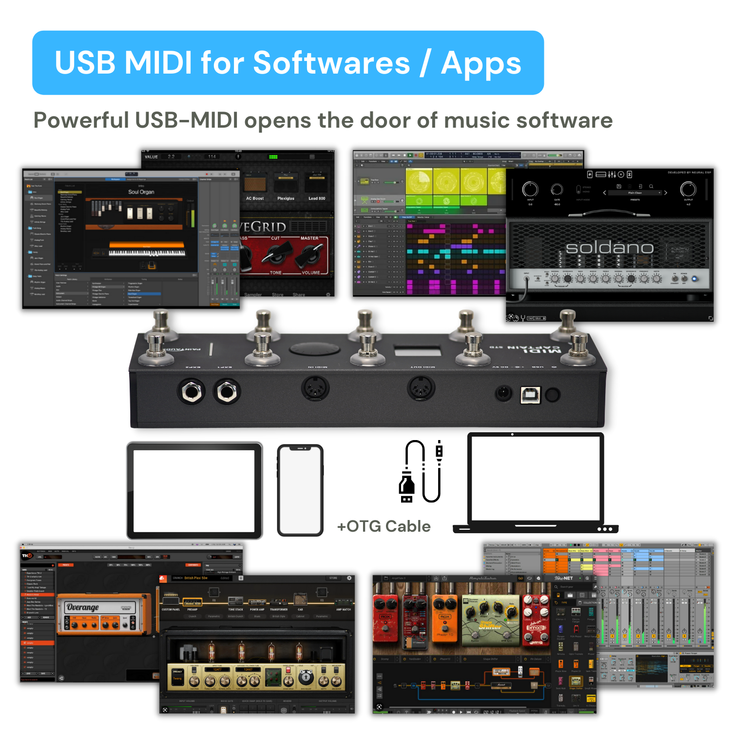 DTM・DAW PAN AUDIO MIDI CAPTAIN STD MIDI Captain STD Vesion (Black) – PaintAudio