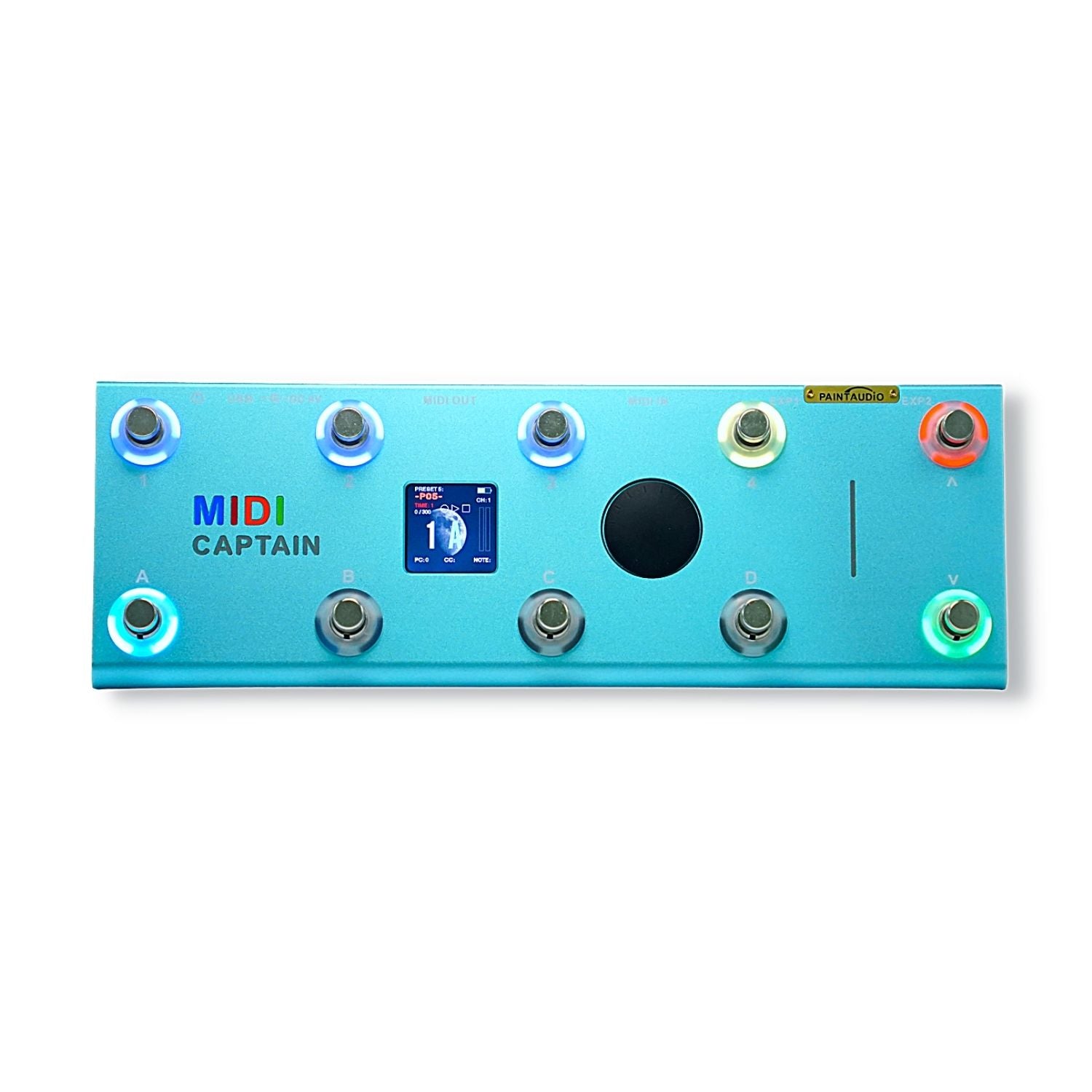 PaintAudio MIDI Captain Foot Controller (BLUE)